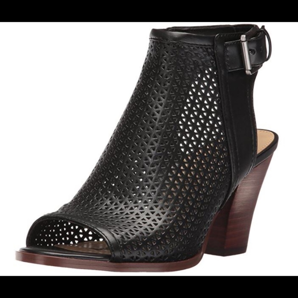 Sam Edelman Leather Peep Toe heels